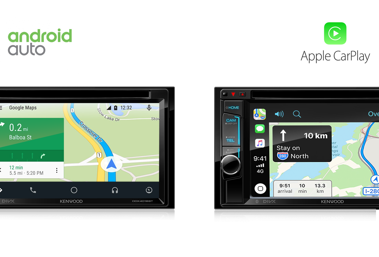 apple CarPlay and android auto maps